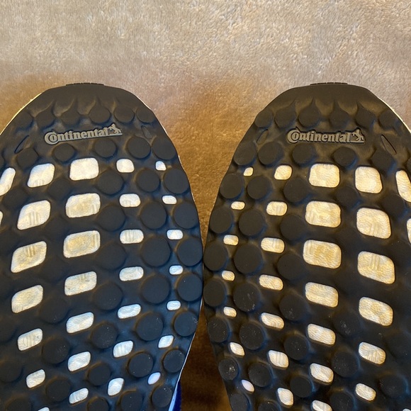 Adidas Men's White Ultra Boost 4.0 DNA Running Shoes with Blue Stripes Size 12 - Picture 12 of 13